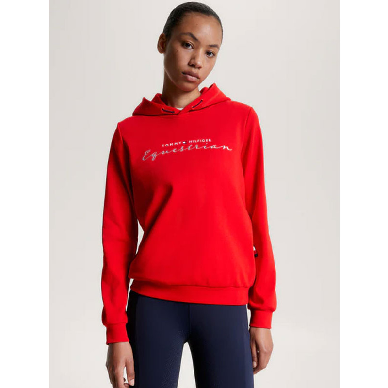 Sweatshirt Metallic Logo Graphic Tommy Hilfiger Equestrian