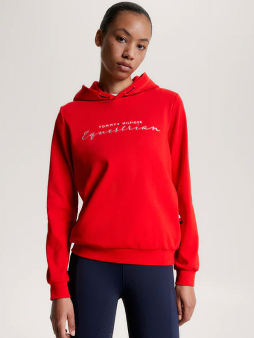 Sweatshirt Metallic Logo Graphic Tommy Hilfiger Equestrian