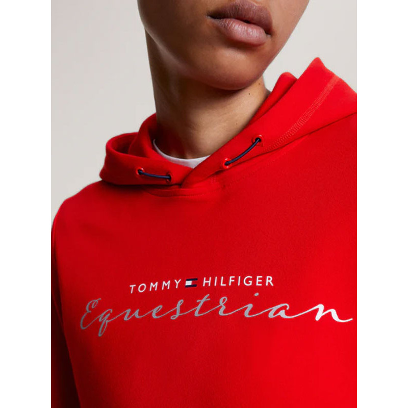 Sweatshirt Metallic Logo Graphic Tommy Hilfiger Equestrian