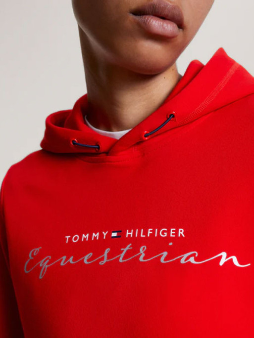 Sweatshirt Metallic Logo Graphic Tommy Hilfiger Equestrian