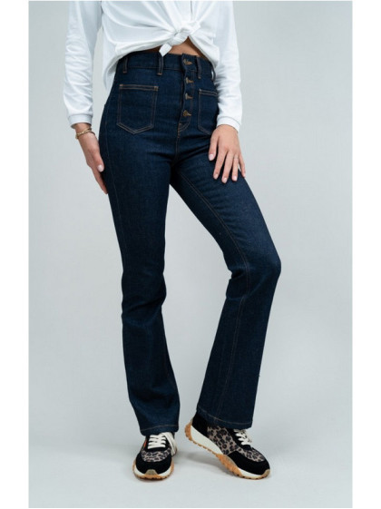 Pantalon en jean Flare Juvo Harcour