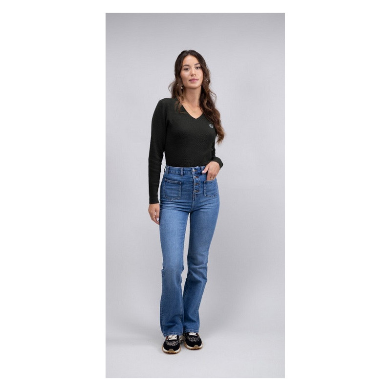 Pantalon en jean Flare Juvo Harcour