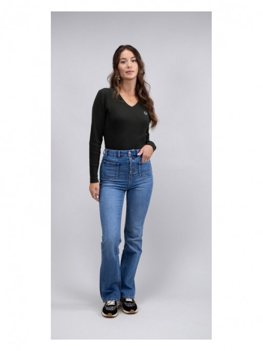 Pantalon en jean Flare Juvo Harcour