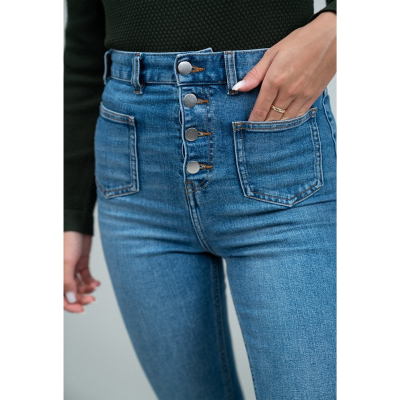 Pantalon en jean Flare Juvo Harcour