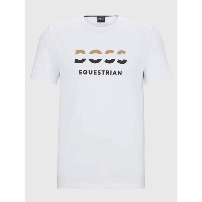 T-Shirt Pierce Signature homme Logo été 2024 Hugo Boss Equestrian