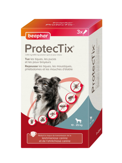 Pipettes antiparasitaires Protectix grand chien Beaphar