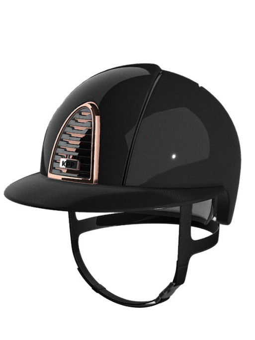 Casque cromo 2.0 Shine rose gold visière polo Kep