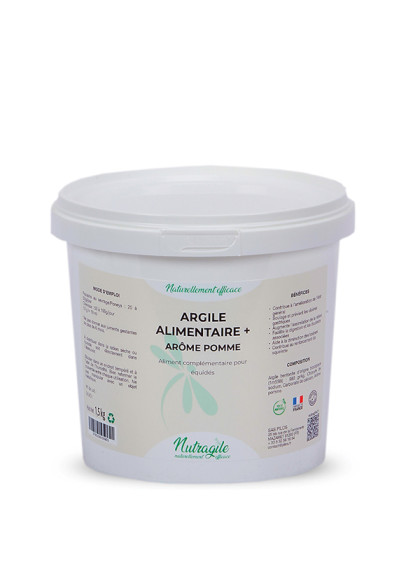 Argile alimentaire + arôme pomme 5kg Nutragile