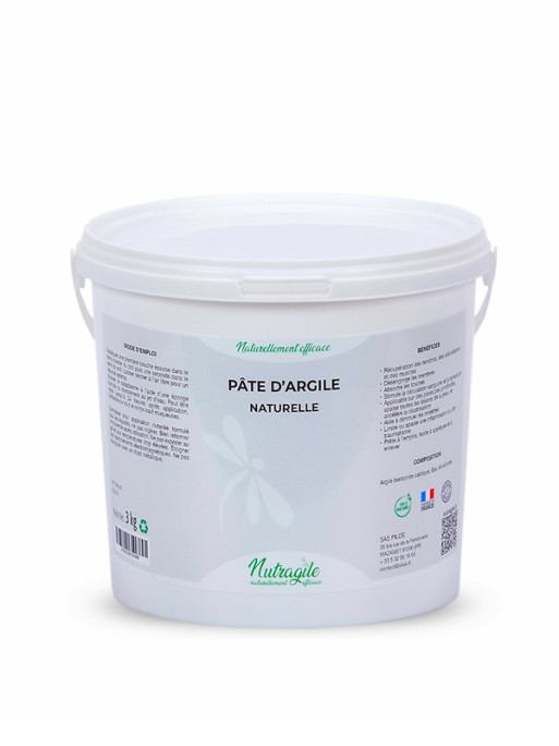 Pâte d'argile naturelle 1.5kg Nutragile