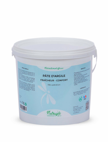 Pâte d'argile Fraîcheur & Confort 3kg Nutragile