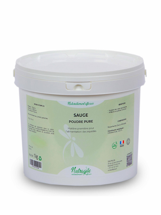 Sauge en poudre 1kg Nutragile