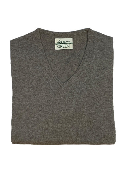 Pull en cachemire et laine col V femme Lovergreen