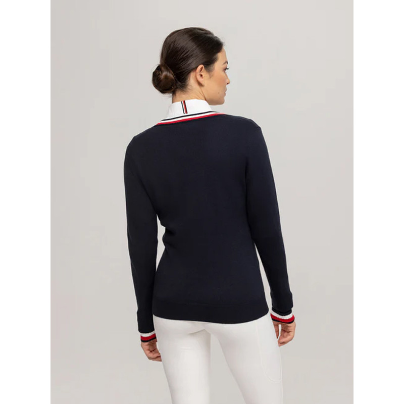 Pull col en V Indiana Hiver 2024 Tommy Hilfiger Equestrian