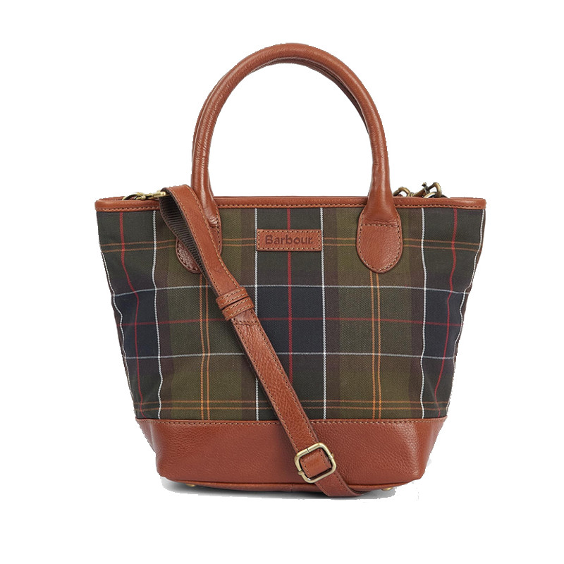 Sac en cuir et tartan Katrine Barbour