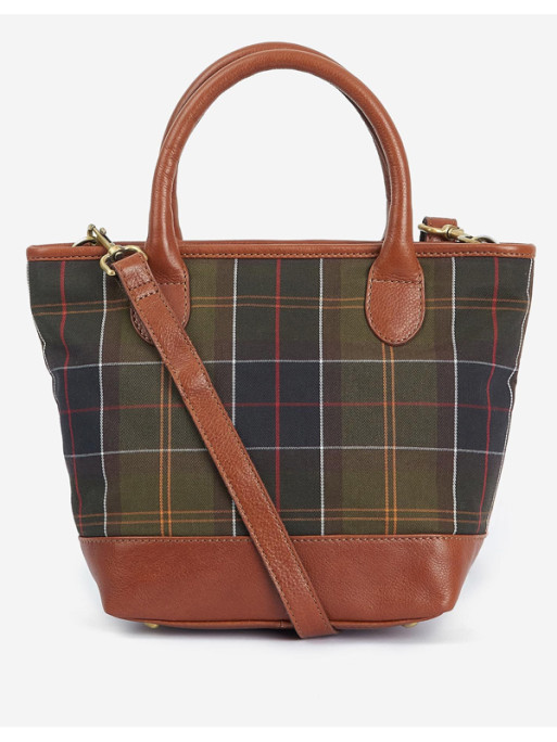 Sac en cuir et tartan Katrine Barbour