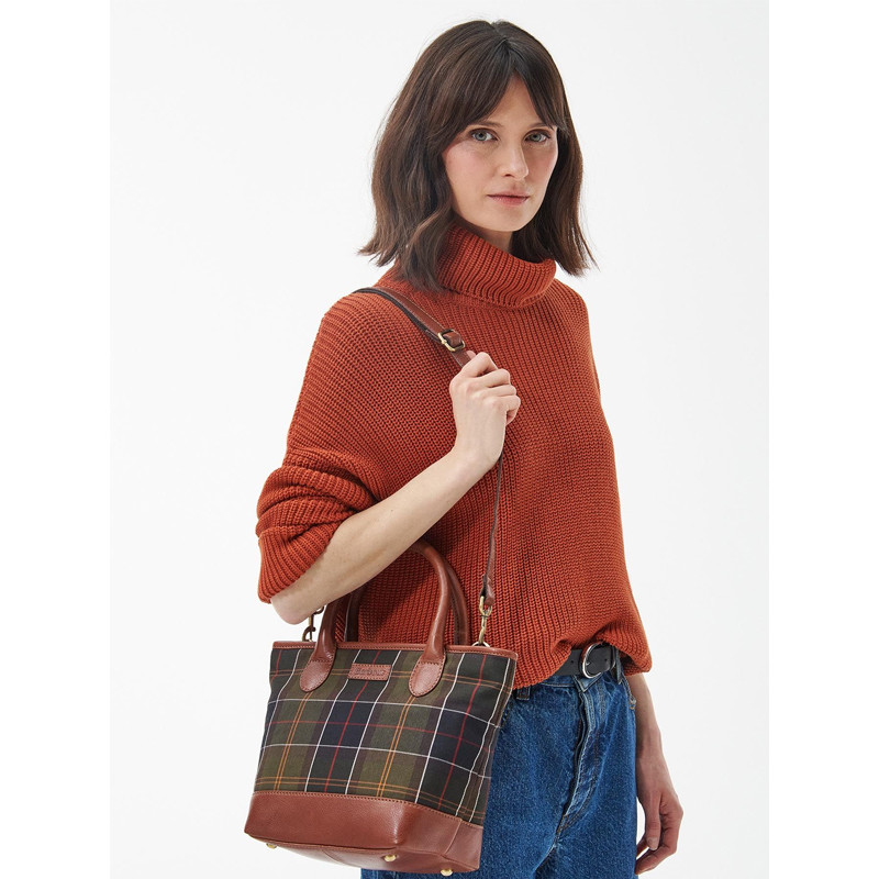 Sac en cuir et tartan Katrine Barbour