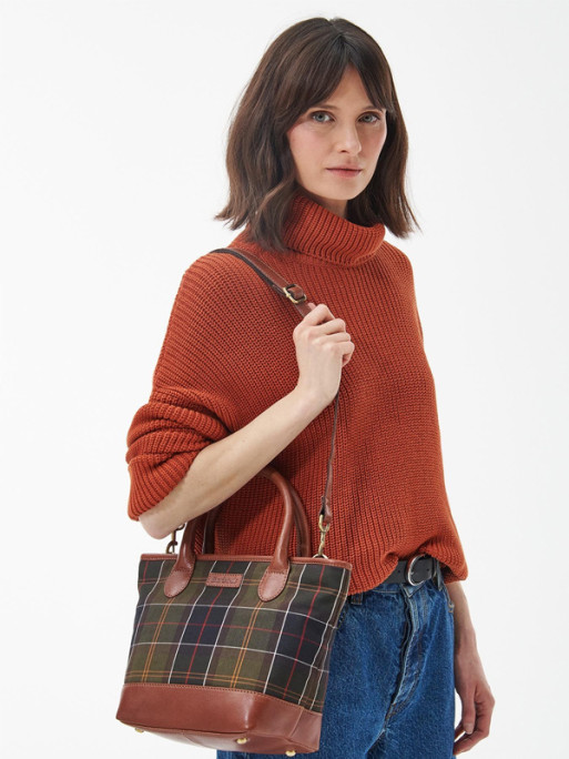 Sac en cuir et tartan Katrine Barbour