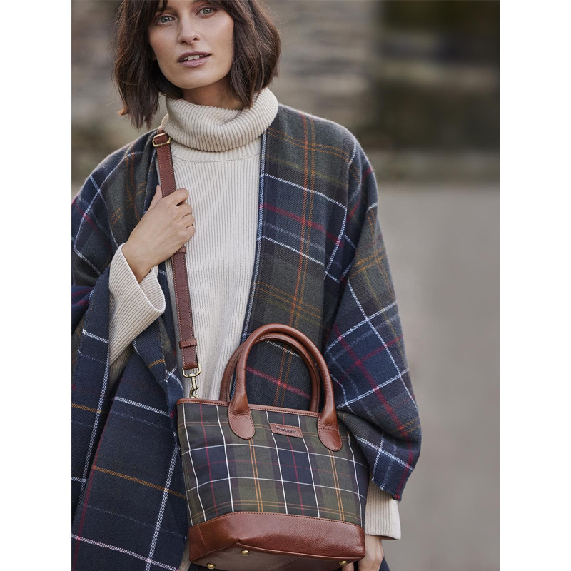 Sac en cuir et tartan Katrine Barbour