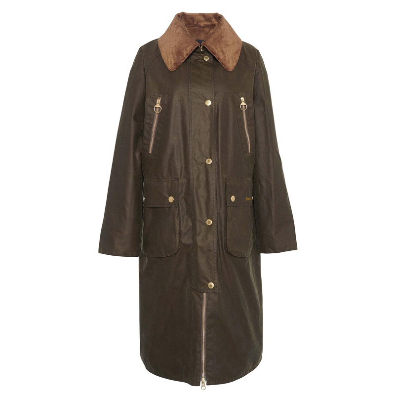 Manteau long ciré Ebberston femme Barbour