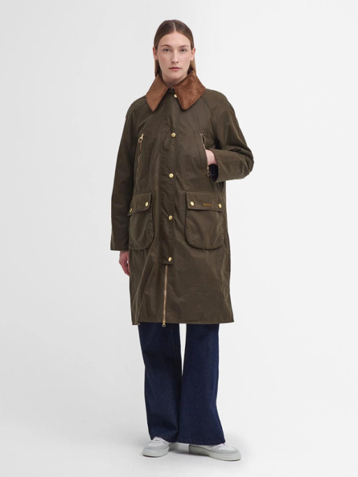 Manteau long ciré Ebberston femme Barbour