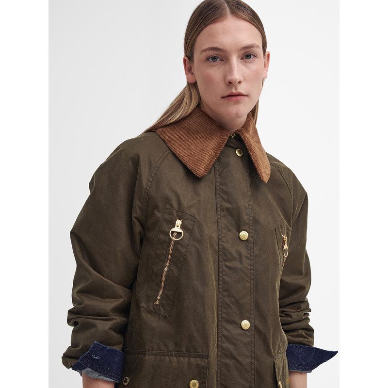 Manteau long ciré Ebberston femme Barbour