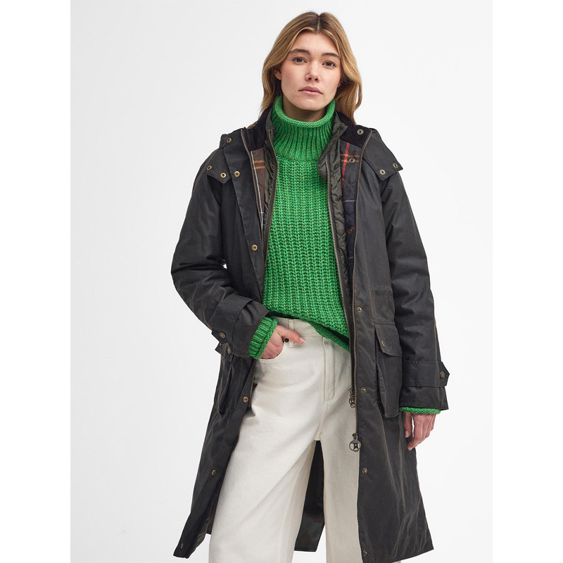 Manteau long ciré Cannich femme Barbour