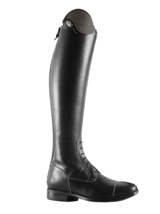 Bottes Salentino cuir lisse personnalisation Regalblack avec lacets noir De Niro