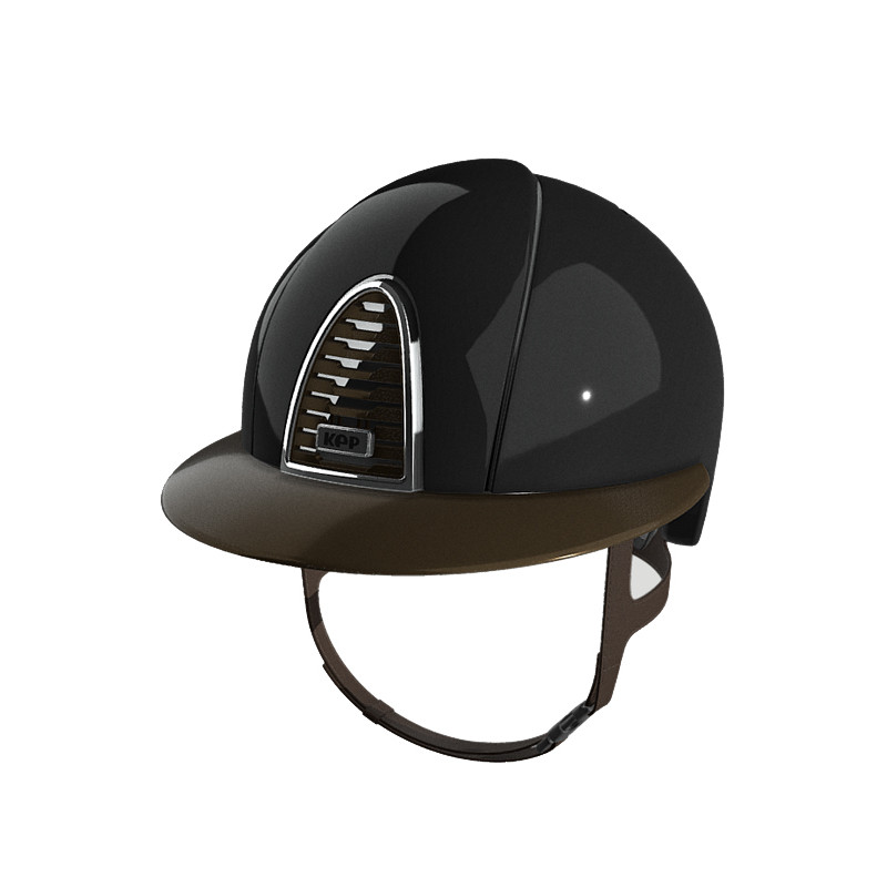 Casque Cromo 2.0 Shine Diamond brown visière Polo KEP