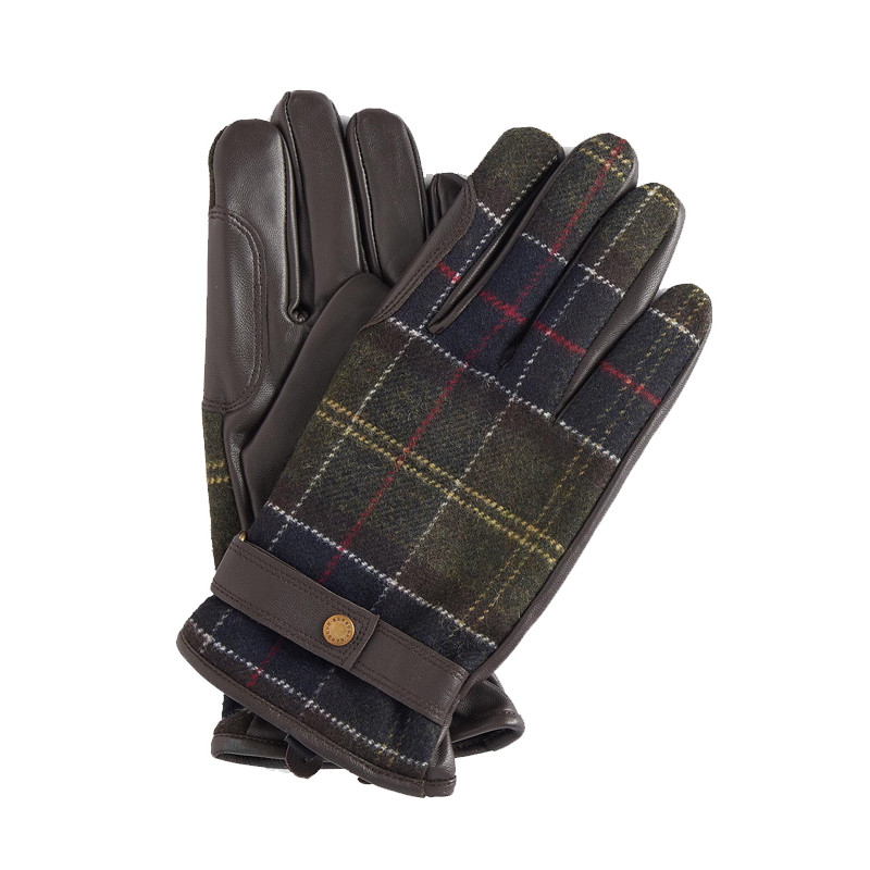 Gants Tartan Newbrough Barbour