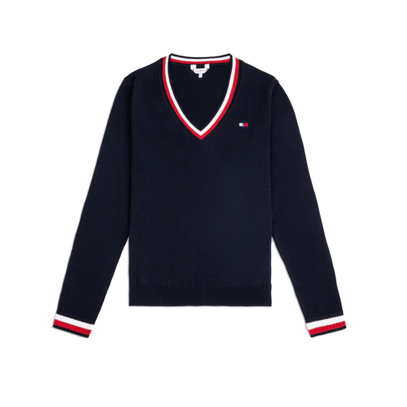 Pull col en V Indiana Hiver 2024 Tommy Hilfiger Equestrian