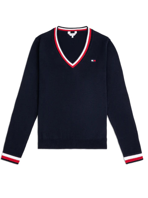 Pull col en V Indiana Hiver 2024 Tommy Hilfiger Equestrian