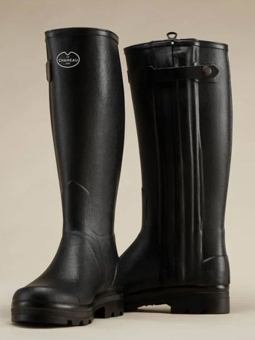 Bottes Chasseur doublées en néoprène homme noir Le Chameau