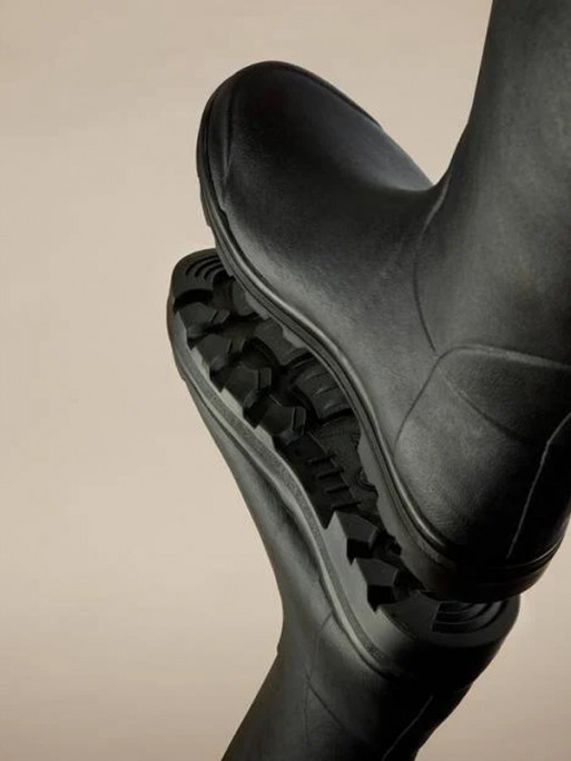 Bottes Chasseur doublées en cuir homme noir Le Chameau