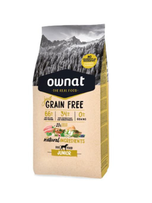 Croquettes Just Grain Free Junior 3kg Ownat