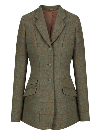 Veste d'équitation cintrée en Tweed femme 720g