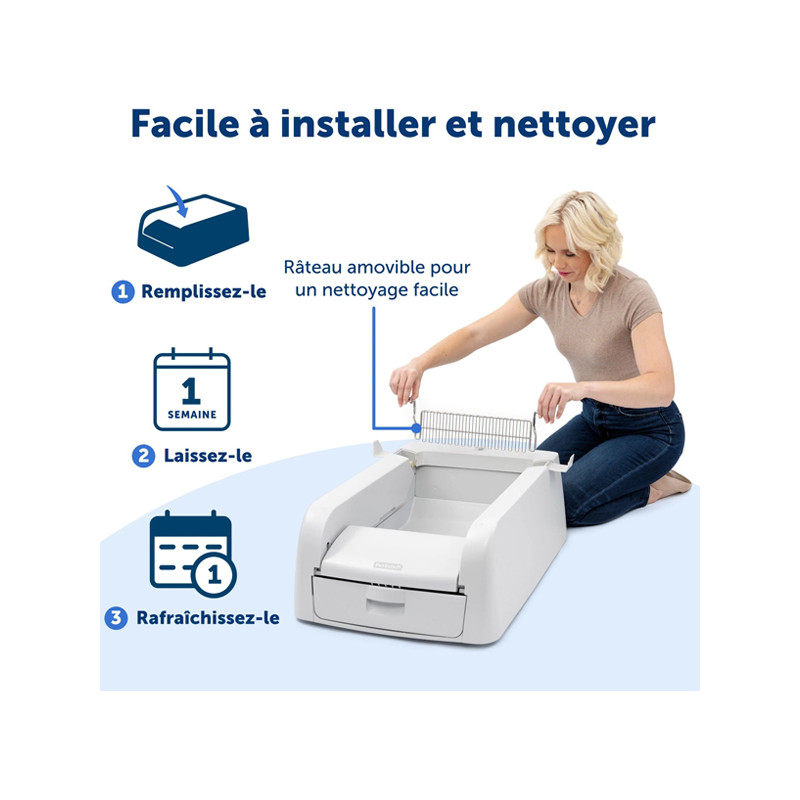 Bac à litière autonettoyant ScoopFree Clumbing PetSafe