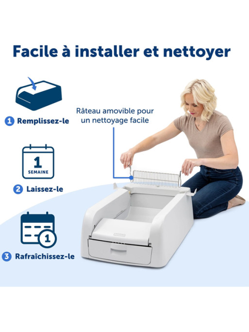 Bac à litière autonettoyant ScoopFree Clumbing PetSafe