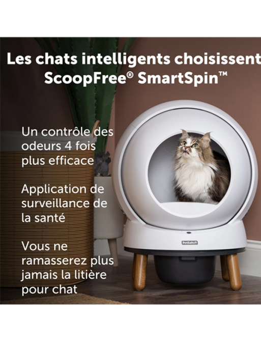 Bac à litière autonettoyant connecté Smart Pin PetSafe