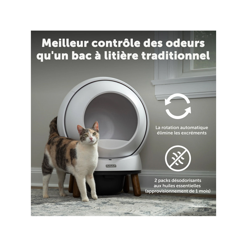 Bac à litière autonettoyant connecté Smart Pin PetSafe