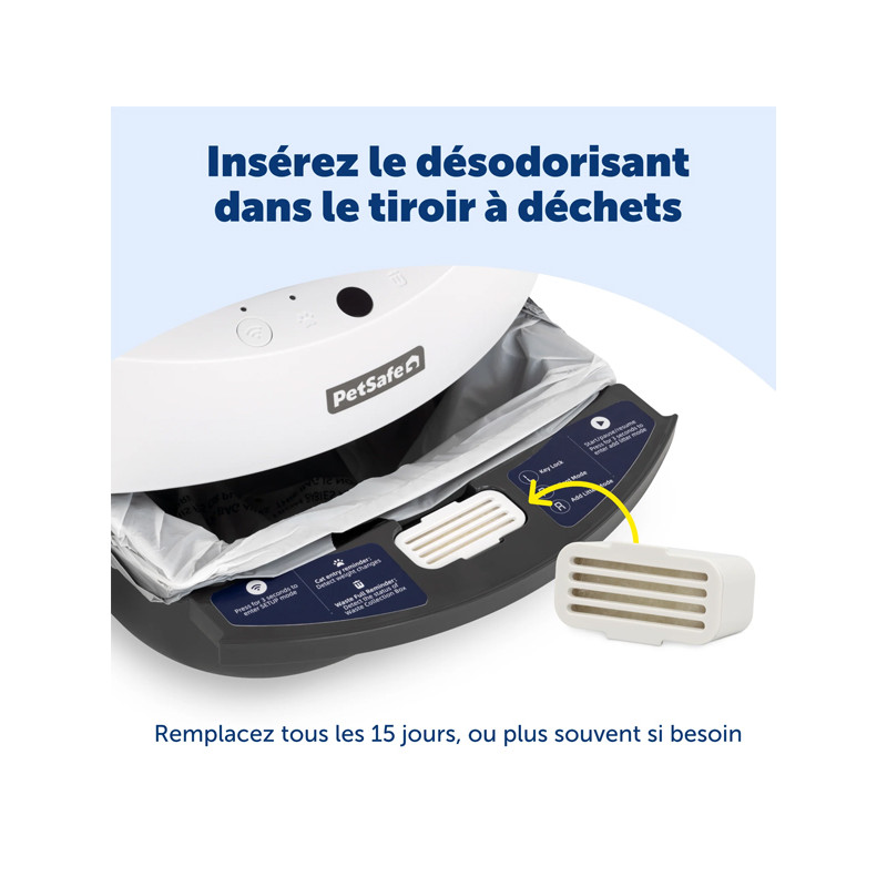 Désodorisant pour litière SmartSpin x2 Petsafe