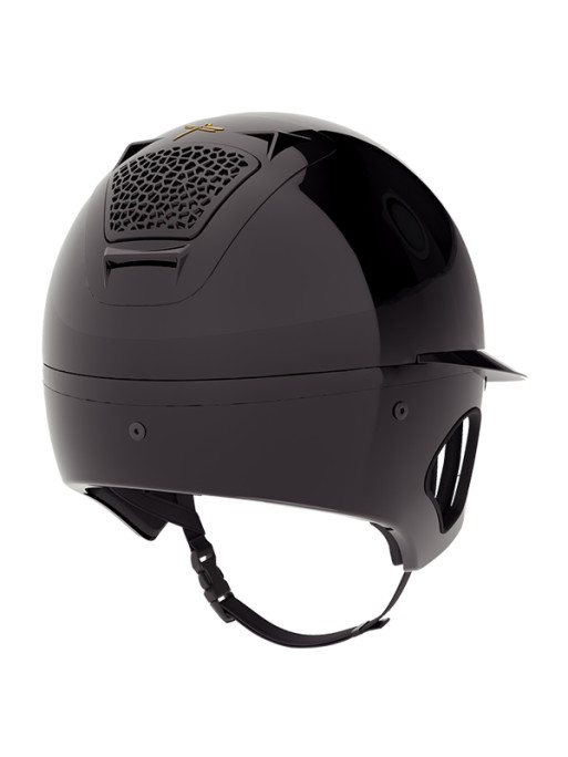 Casque Voronoï full protection black glossy visière longue Freejump