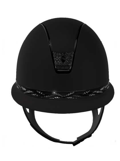 Casque Miss Shield Shadowmatt 2.0 Flower Swarovski Samshield