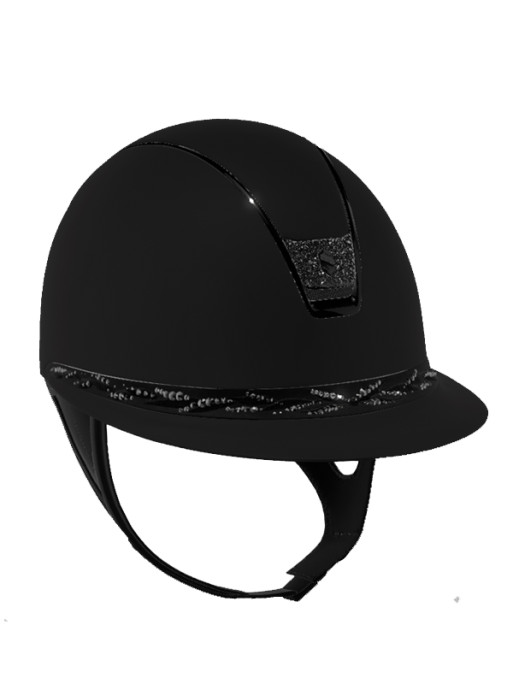 Casque Miss Shield Shadowmatt 2.0 Flower Swarovski Samshield