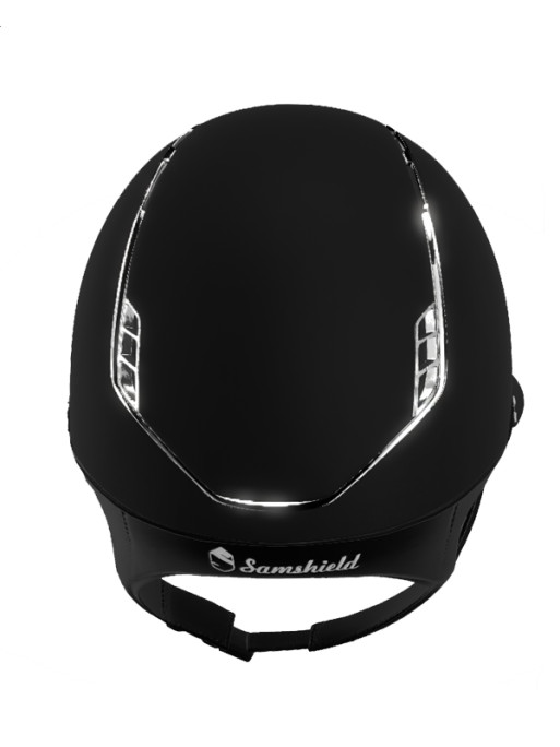 Casque Miss Shield Shadowmatt 2.0 Pearl Drops 5 swarovski Samshield