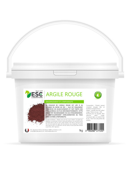 Argile rouge 1kg ESC