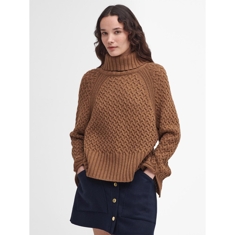 Pull col roulé Malton femme Barbour