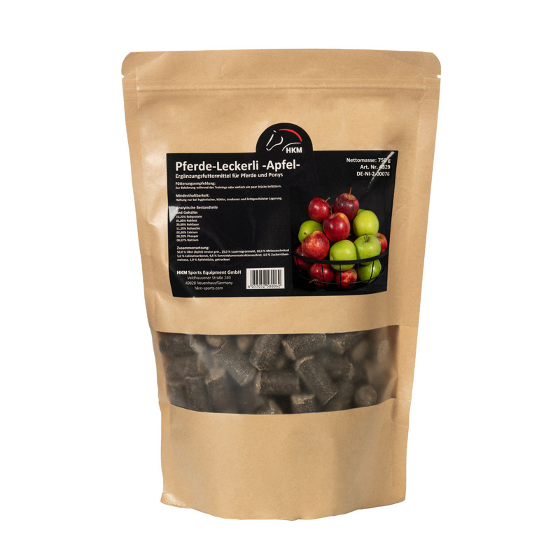 Bonbons pour chevaux pommes 750g HKM