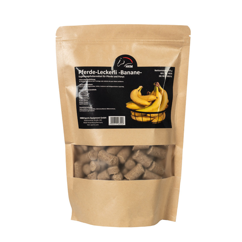 Bonbons pour chevaux banane 750g HKM