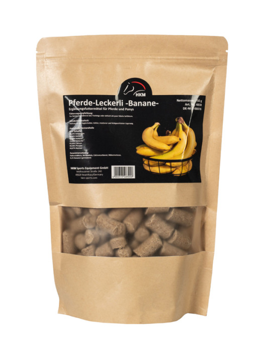 Bonbons pour chevaux banane 750g HKM