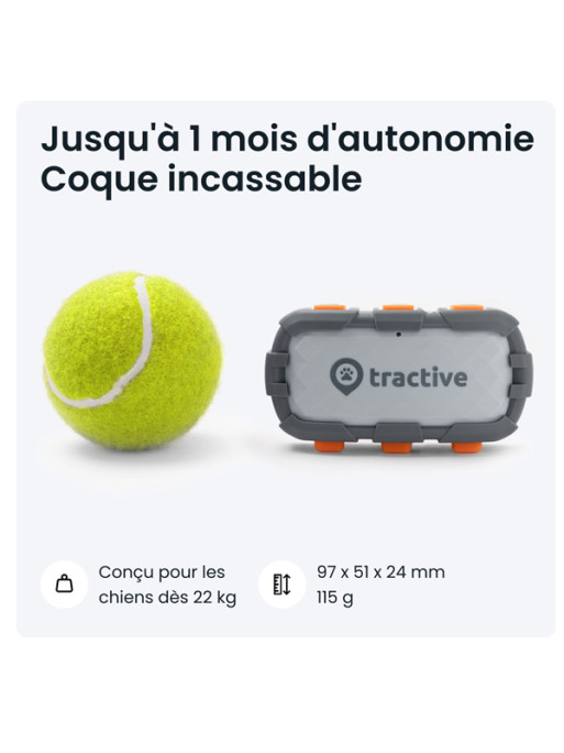 Traceur GPS connecté XL Edition Aventure Tractive